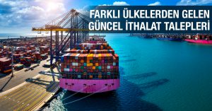 Farklı Ülkelerden Gelen Güncel İthalat Talepleri 2411-328
