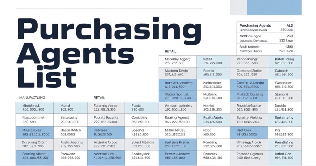 Purchasing Agents List