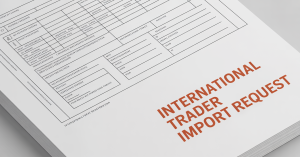 International Trader Import Request