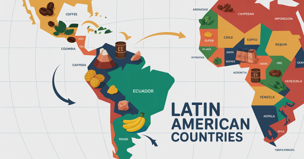 Latin American Countries & Import Export Products