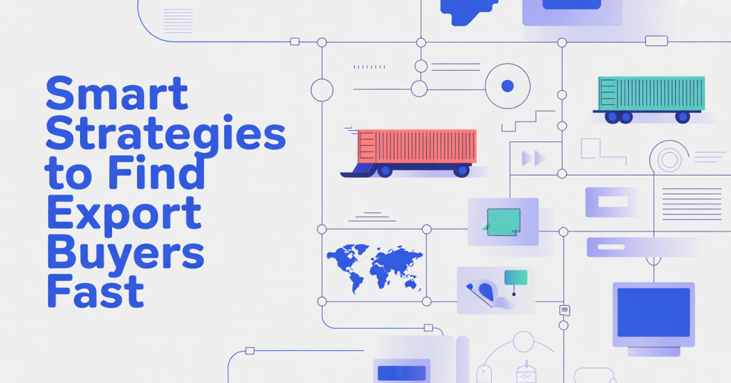 Smart Strategies to Find Export Buyers Fast
