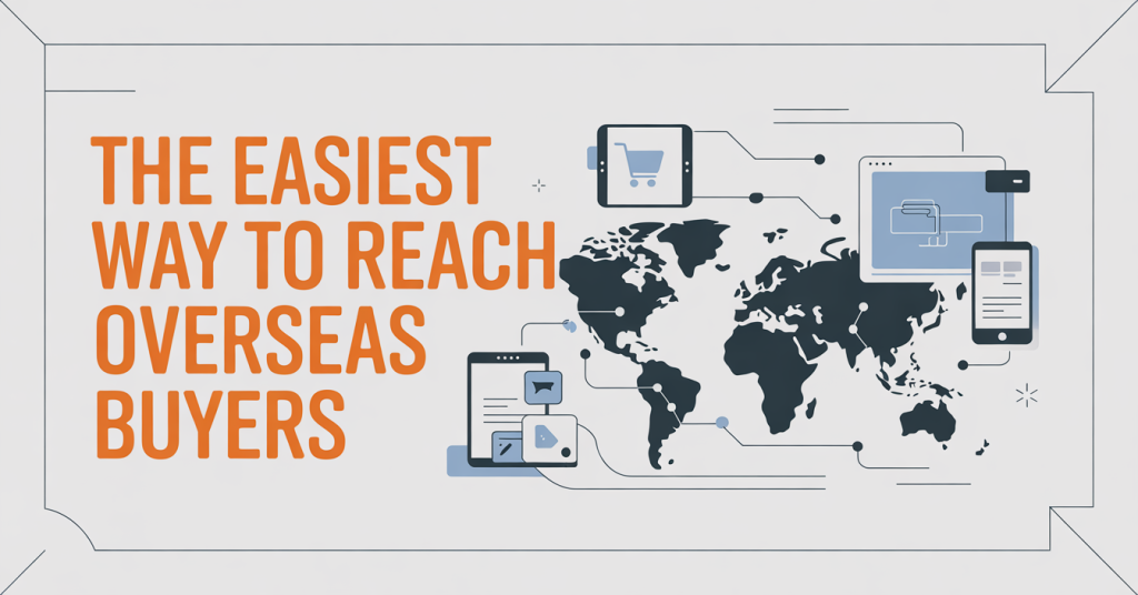 The Easiest Way to Reach Overseas Buyers