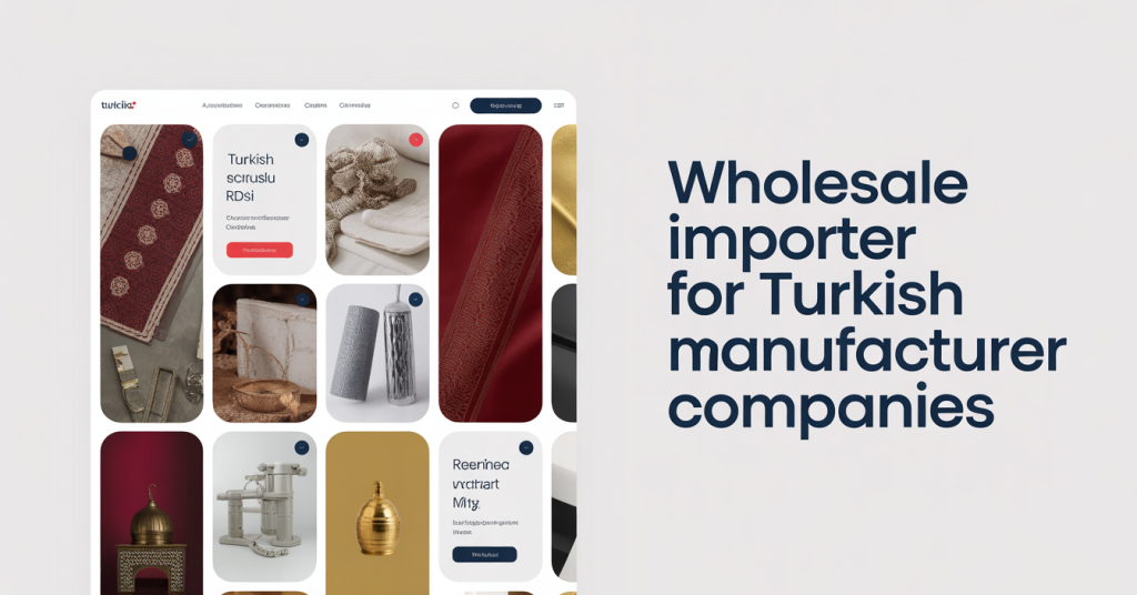 Wholesale Importer for Turkish Manufacturer Companies