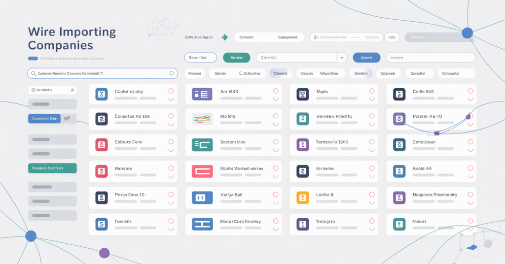 Wire Importing Companies Lists
