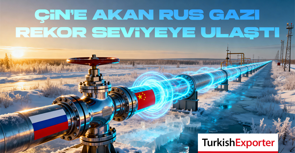 Çin’e Akan Rus Gazı Rekor Seviyeye Ulaştı!