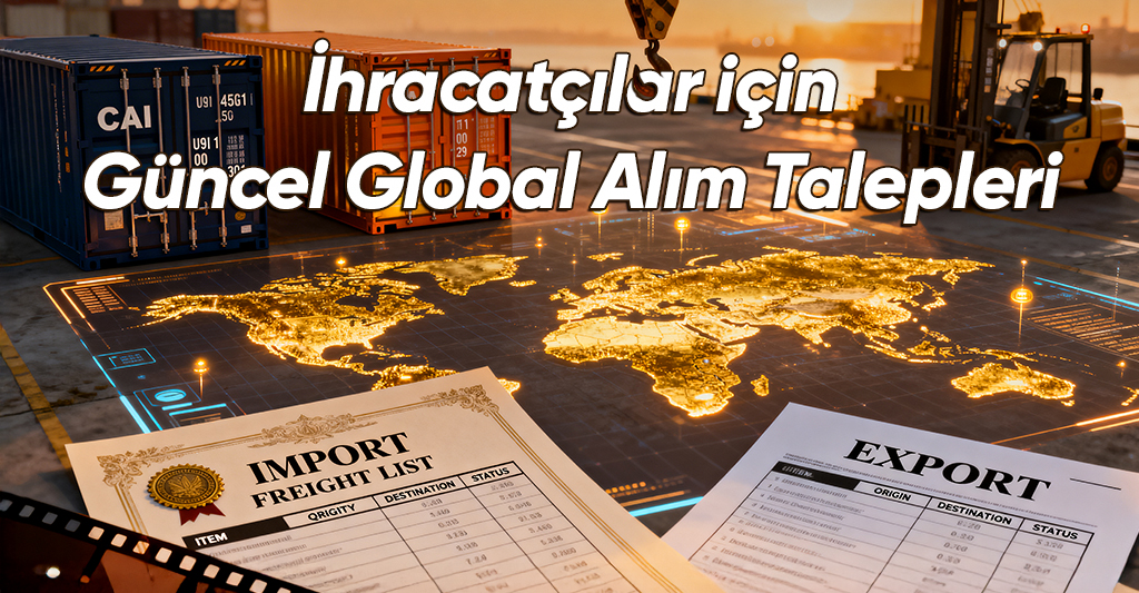İhracatçılar için Güncel Global Alım Talepleri