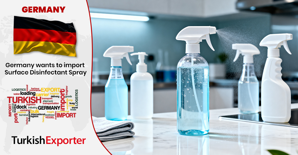 Almanya Firması Yüzey Dezenfektan Spreyi Satın Alacak