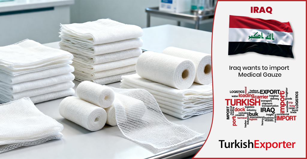 Iraklı Şirket Tıbbi Gazlı Bez Satın Almak İstiyor