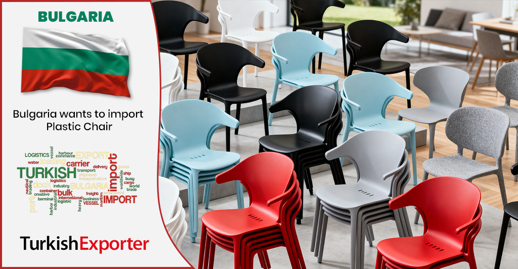 Bulgaristanlı Firma Plastik Sandalye Tedarikçisi Arıyor