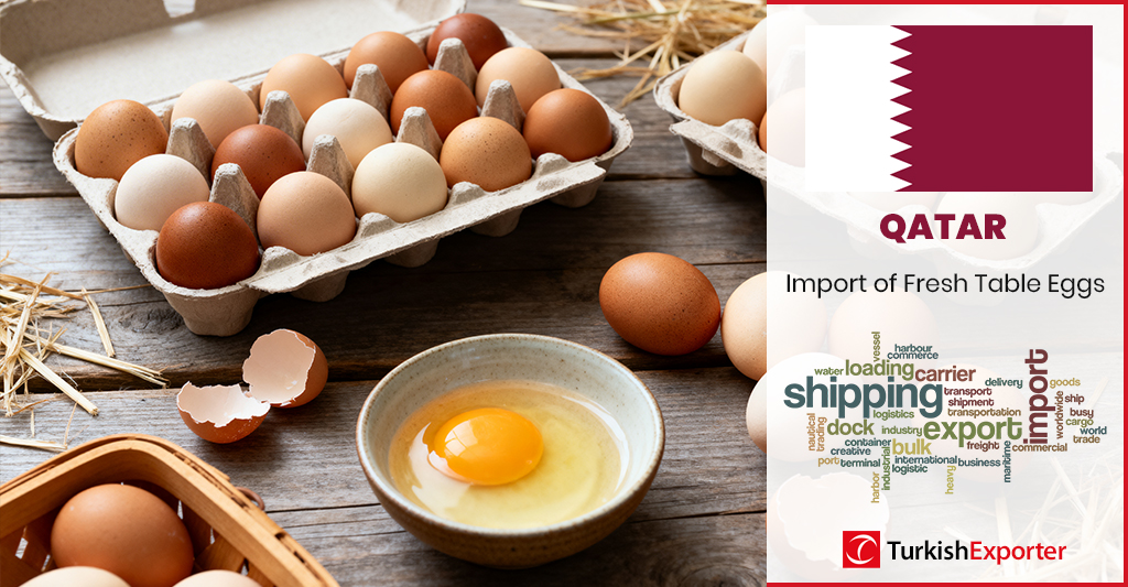 Katar Firması Türkiye’den Sofralık Yumurta İthal Edecek