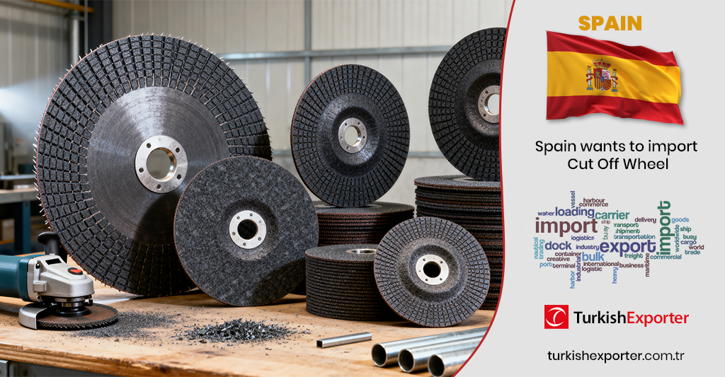 İspanyol İthalatçı Ülkesi için Kesme Zımparaları Almak İstiyor