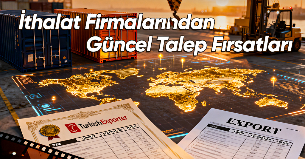 İthalat Firmalarından Güncel Talep Fırsatları