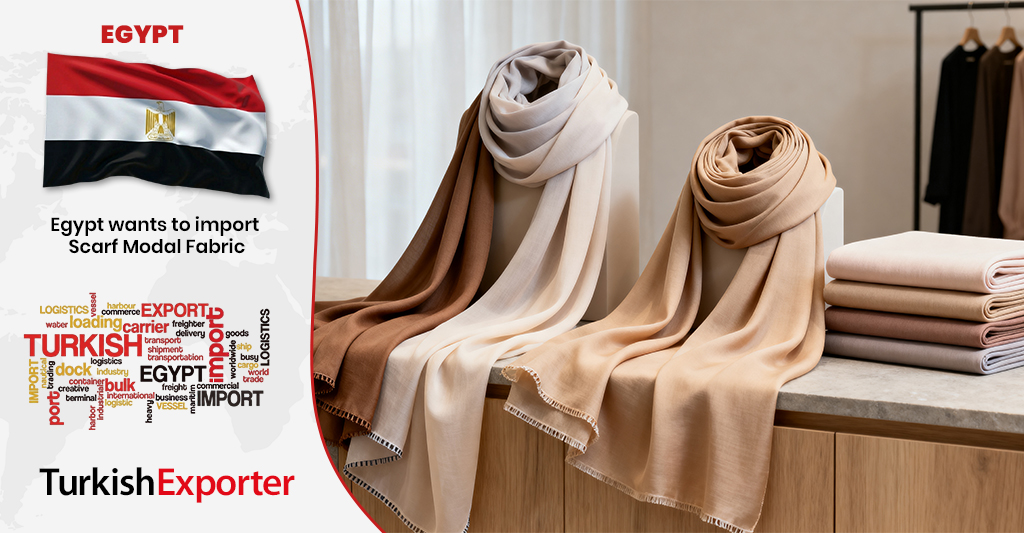 Mısır Firması Türkiye’den Moda Şal Kumaşı İthal Edecek