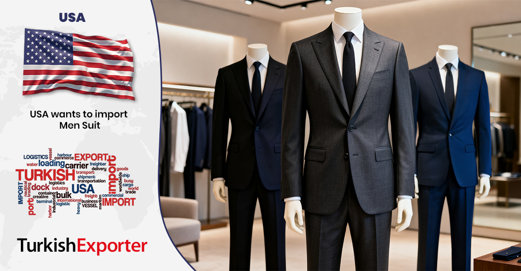 Amerikalı İthalatçı Erkek Takım Elbise Tedarikçisi Arıyor