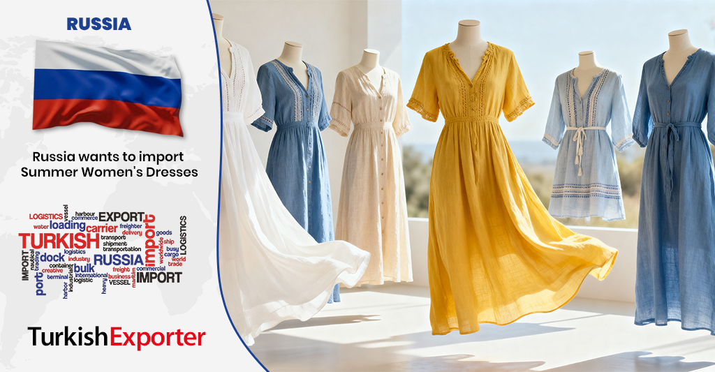 Rus Firma Türkiye’den Kadın Yazlık Elbise Satın Alacak