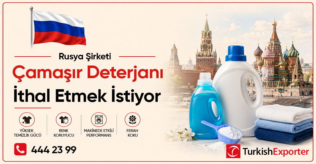 Rusya Şirketi Çamaşır Deterjanı İthal Etmek İstiyor