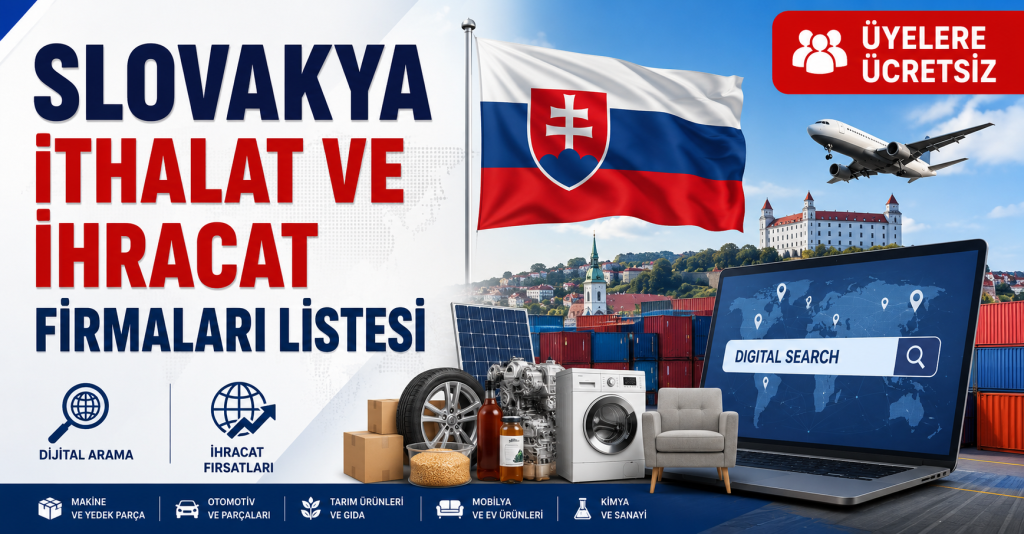 Slovakya İthalat ve İhracat Firmaları Listesi