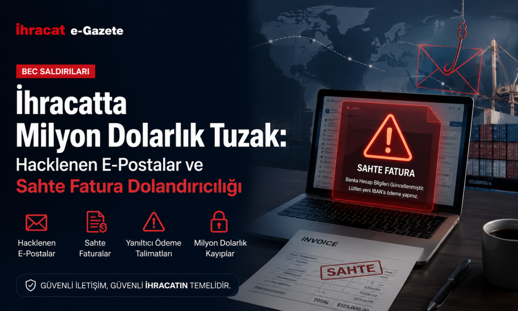 İhracatta Milyon Dolarlık Tuzak: Hacklenen E-Postalar ve Sahte Fatura Dolandırıcılığı (BEC Saldırıları)