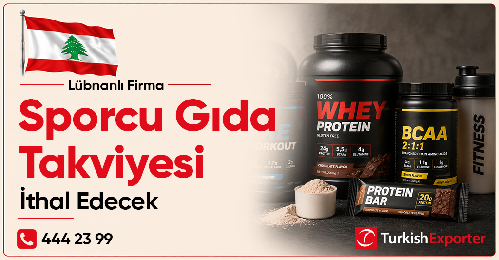 Lübnanlı Firma Sporcu Gıda Takviyesi İthal Edecek