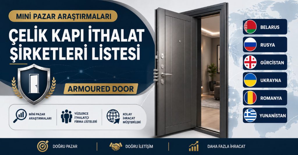 Çelik Kapı İthalat Şirketleri Listesi