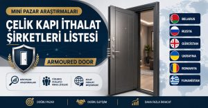 Çelik Kapı İthalat Şirketleri Listesi