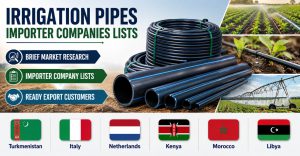 Irrigation Pipes Importer Companies Lists