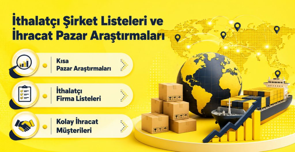 İthalatçı Şirket Listeleri ve İhracat Pazar Araştırmaları