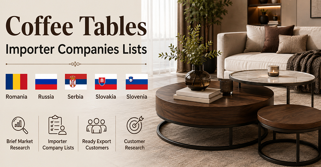 Coffee Tables Importer Companies Lists
