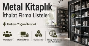 Metal Kitaplık İthalat Firma Listeleri