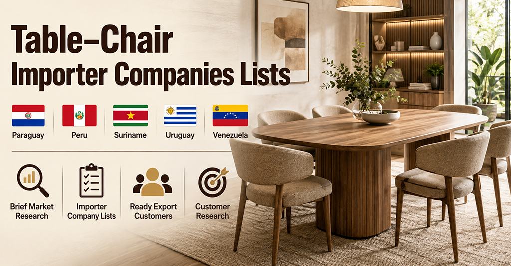 Table–Chair Importer Companies Lists