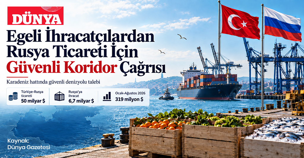 Egeli ihracatçılardan Rusya ticareti için ‘güvenli koridor’ çağrısı