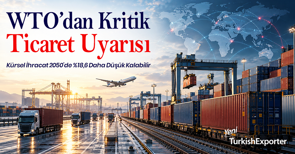 WTO’dan Kritik Ticaret Uyarısı: Küresel İhracat 2050’de %18,6 Daha Düşük Kalabilir