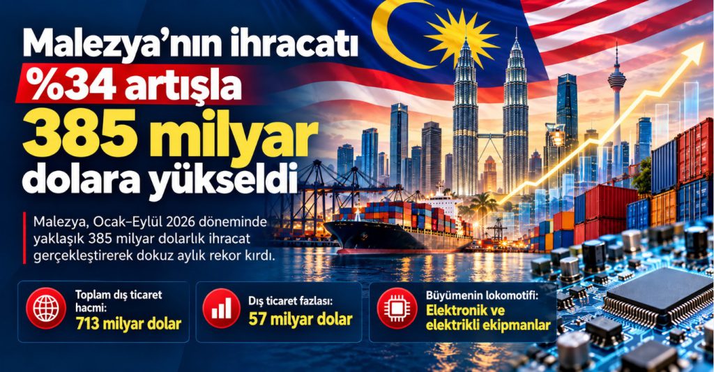 Malezya’nın İhracatı Yüzde 34 Artışla 385 Milyar Dolara Yükseldi