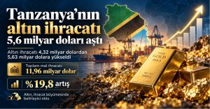 Tanzanya’nın Altın İhracatı 5,6 Milyar Doları Aştı