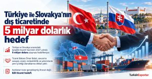Türkiye ile Slovakya’nın Dış Ticaret Hedefi: 5 Milyar Dolar