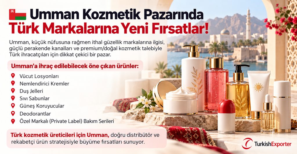 Umman Kozmetik Pazarında Türk Markalarına Yeni Fırsatlar!