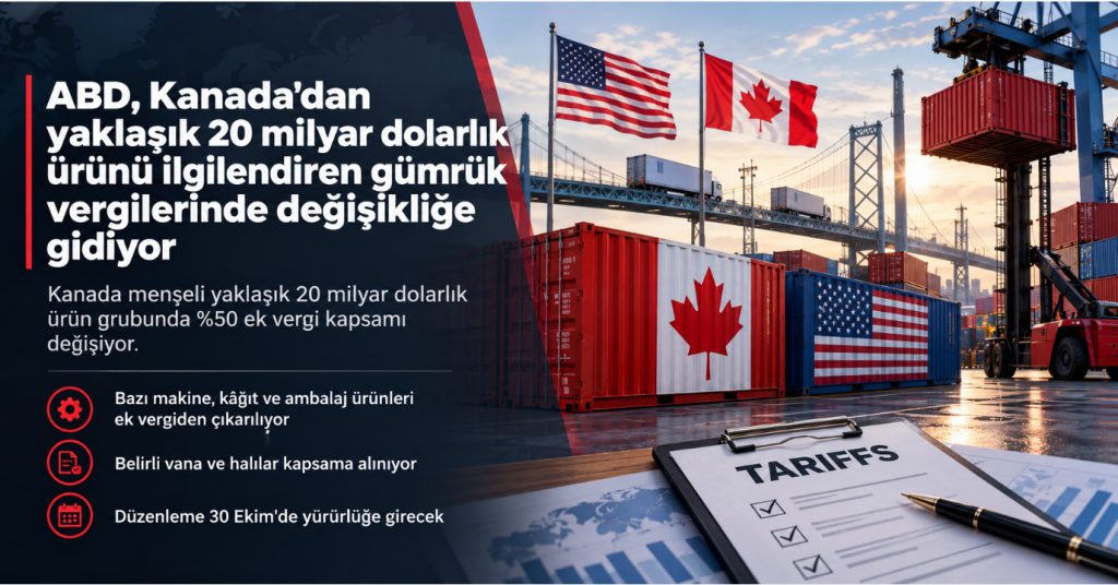 ABD’den, Kanada’ya 20 Milyar Dolarlık Gümrük Engeli