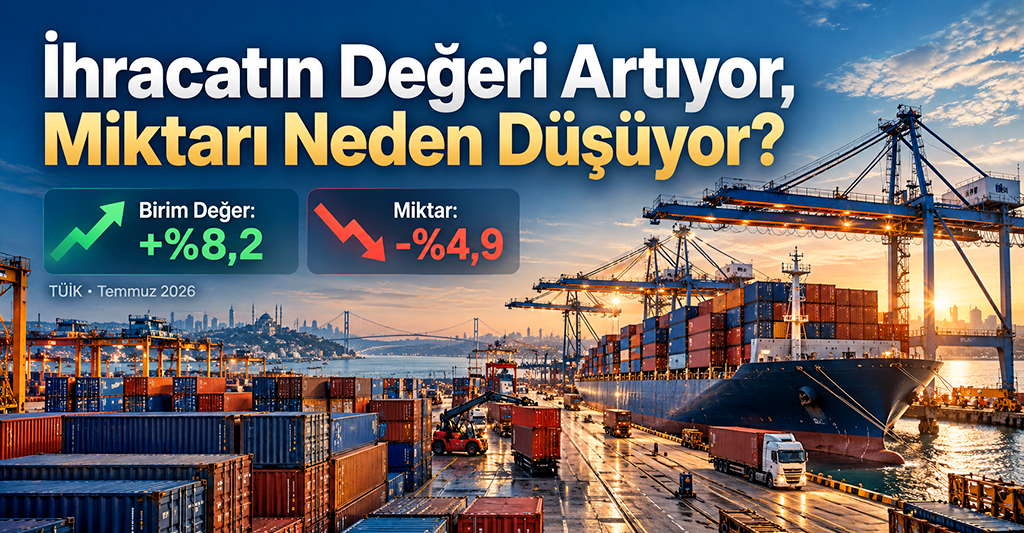 İhracatın Değeri Artıyor, Miktarı Neden Düşüyor?